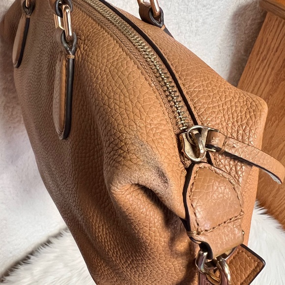 Tory Burch Tan Leather Satchel - Picture 6 of 8